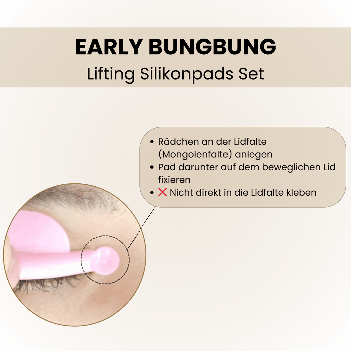 EARLY BungBung Lifting Silikonpads Set (5 Paar)