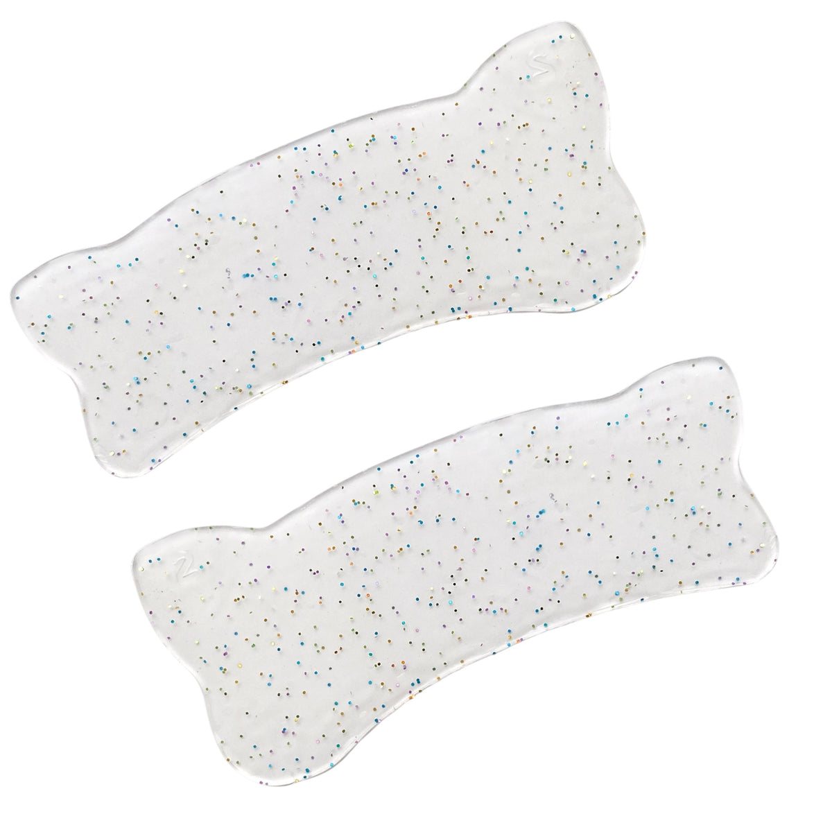 Korean Puppy ultradünne Silikonpads transparent mit Glitzer – selbstklebende Pads für Korean Lash Lifting