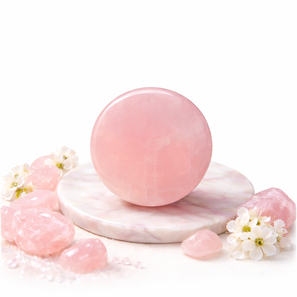 Rose Jadestein Kleberstein für Wimpernverlängerung (5 cm)