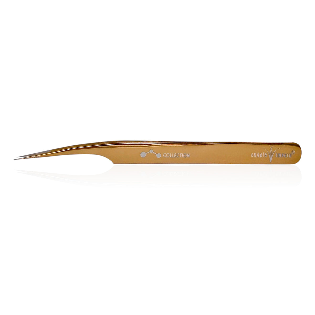 NANO COLLECTION – Uriel | Gerade Isolationspinzette Rosegold | 12 cm