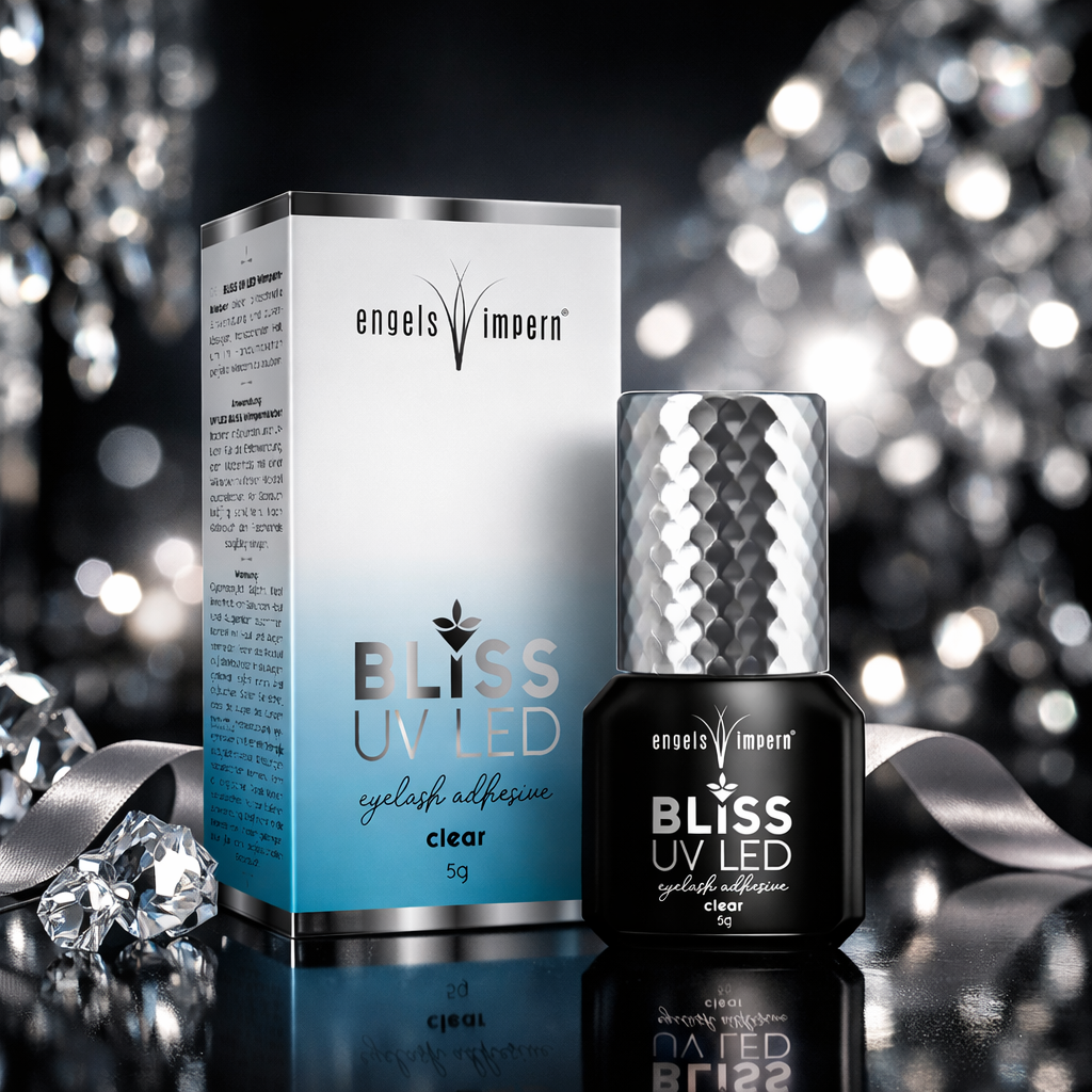 BLISS transparenter UV LED Wimpernkleber mit ca. 0,5 Sekunden Aushärtung