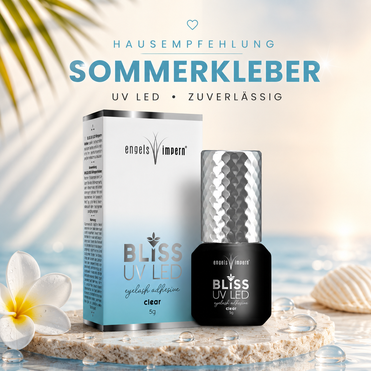 BLISS UV LED Wimpernkleber für professionelle Wimpernverlängerung im Sommer