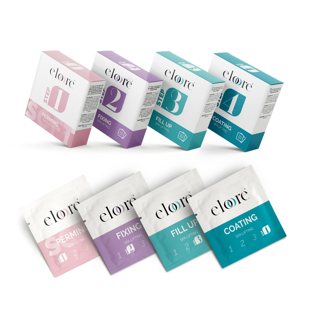 eloore® Sachets Cysteamine Lifting Set – SOFT – Lash & Brow Lifting