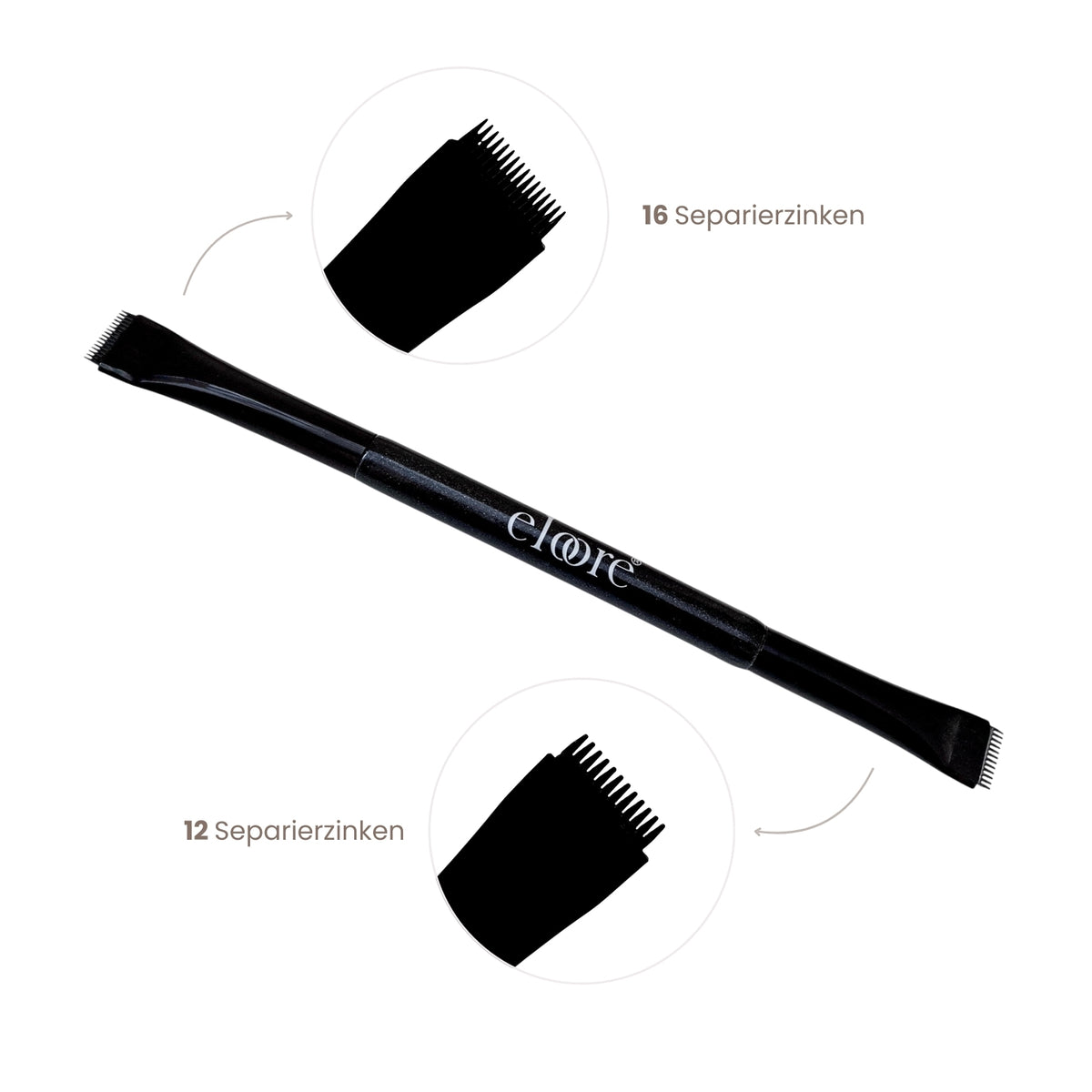 eloore® DUO Lifting-Formpinsel / Separator – 12 + 16 Separierzinken