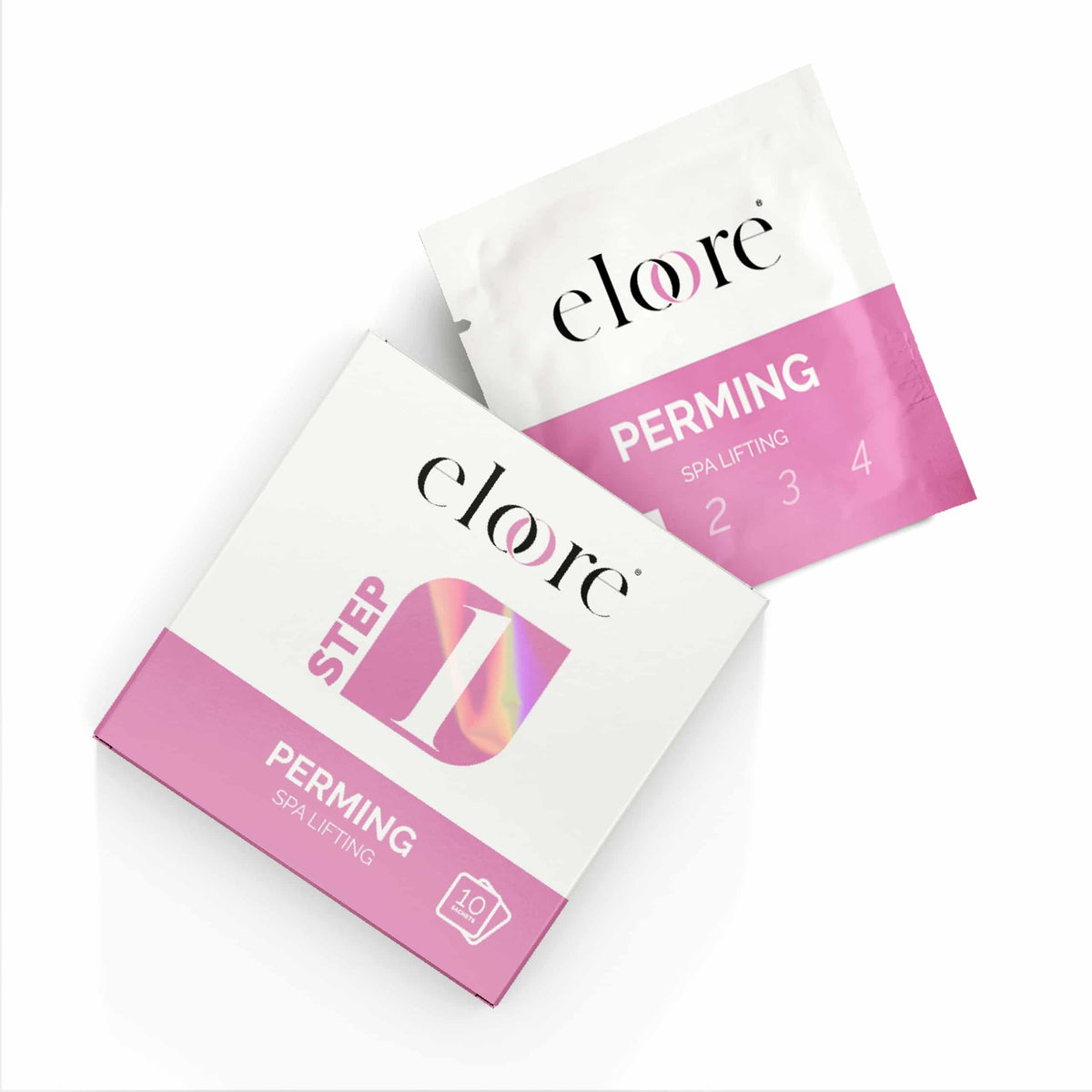 eloore® Perming Lotion Step 1 - Einzelnes Sachet und Box - Cysteamine Lash & Brow Lifting