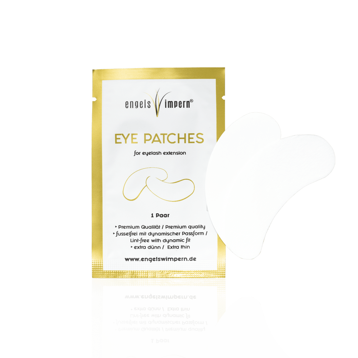 Freigestellte Hydrogel Augenpads für professionelle Lash Extensions und Studioanwendungen