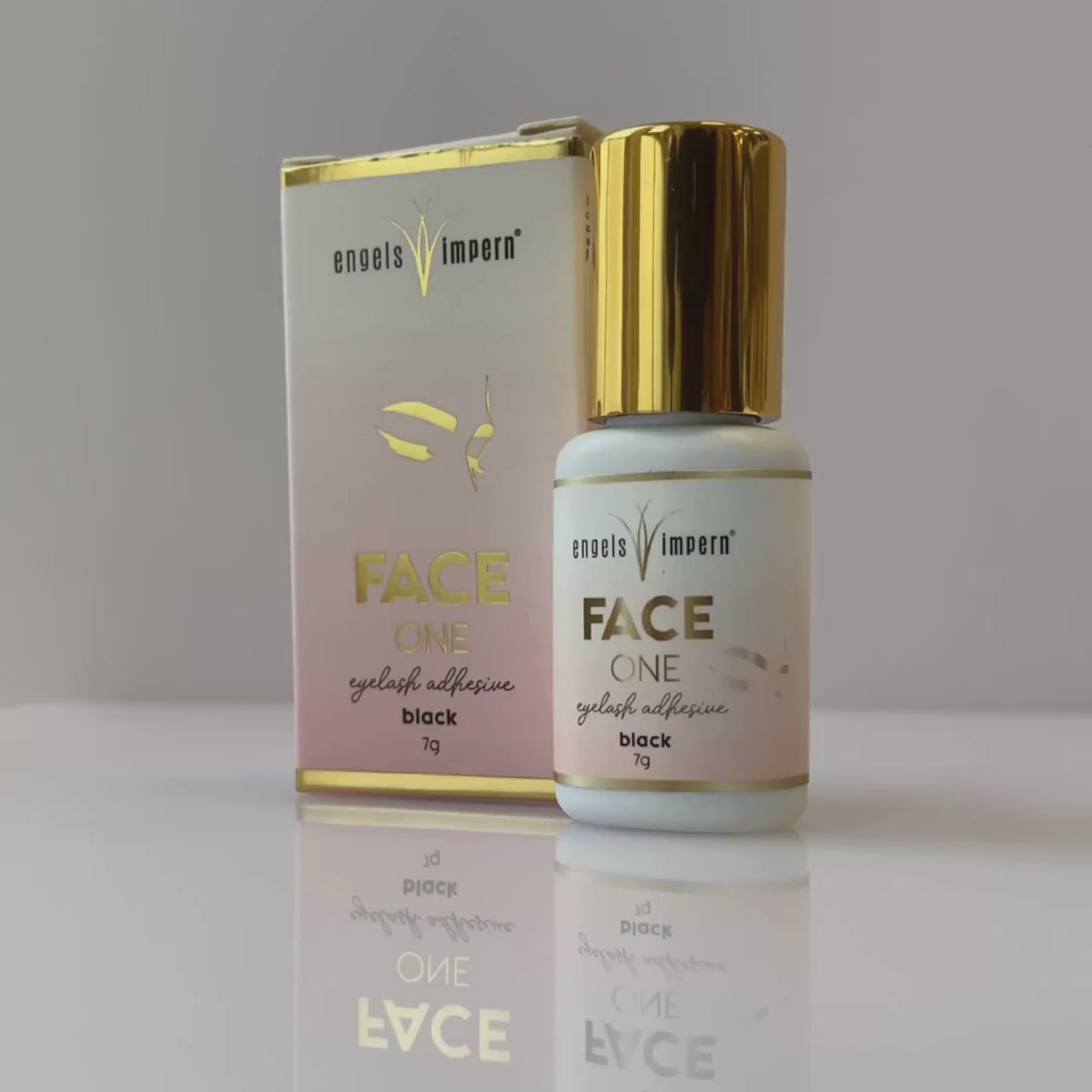 Video laden: FACE ONE schwarzer Wimpernkleber 7 g mit Verpackung im Produktvideo